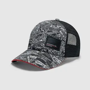 Porsche Motorsport AOP Trucker Hat - Black Porsche Motorsport AOP Trucker Hat - Black