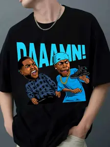 Gamma Blue 11 Sneaker Matching Tee, Retro Friday Mood Graphic Shirt, Black Blue Streetwear T-Shirt