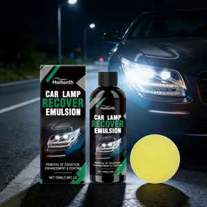 Car Headlight Restoration Cleaner Remove Yellowing Oxidation Scratches and Foggy Restore Clear Headlights Improves Nighttime Driving Safety Long Lasting Uv Protection