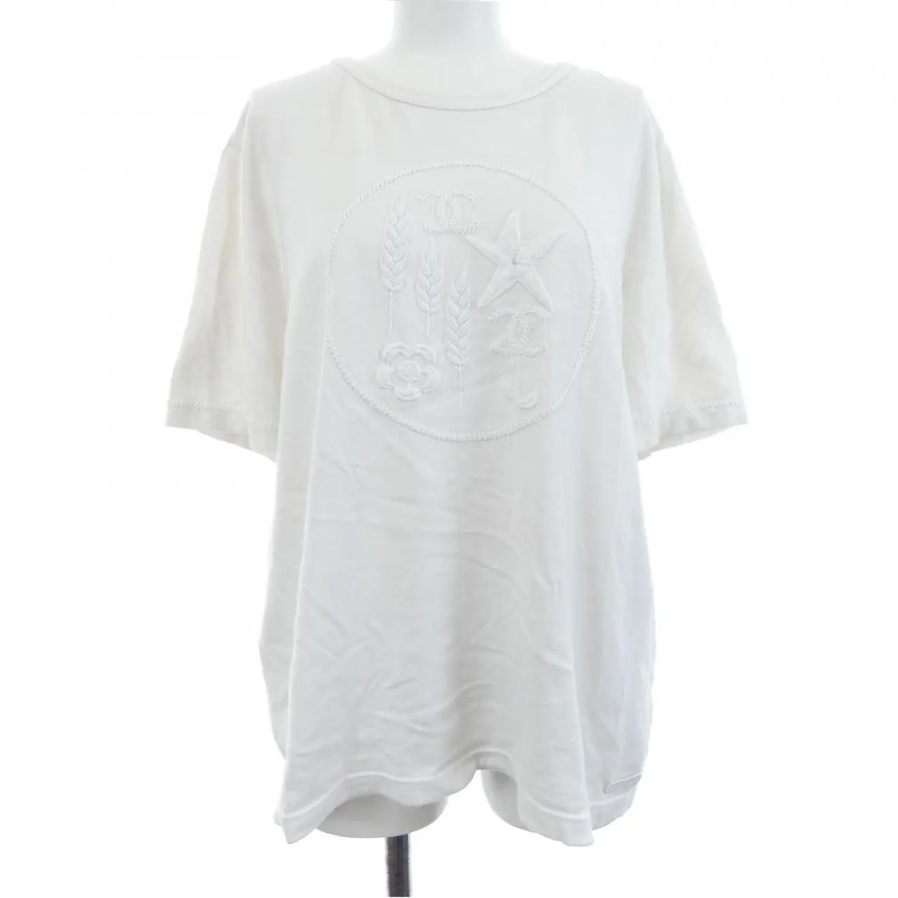 Pre-owned CHANEL Cotton Small Leather Goods T shirt