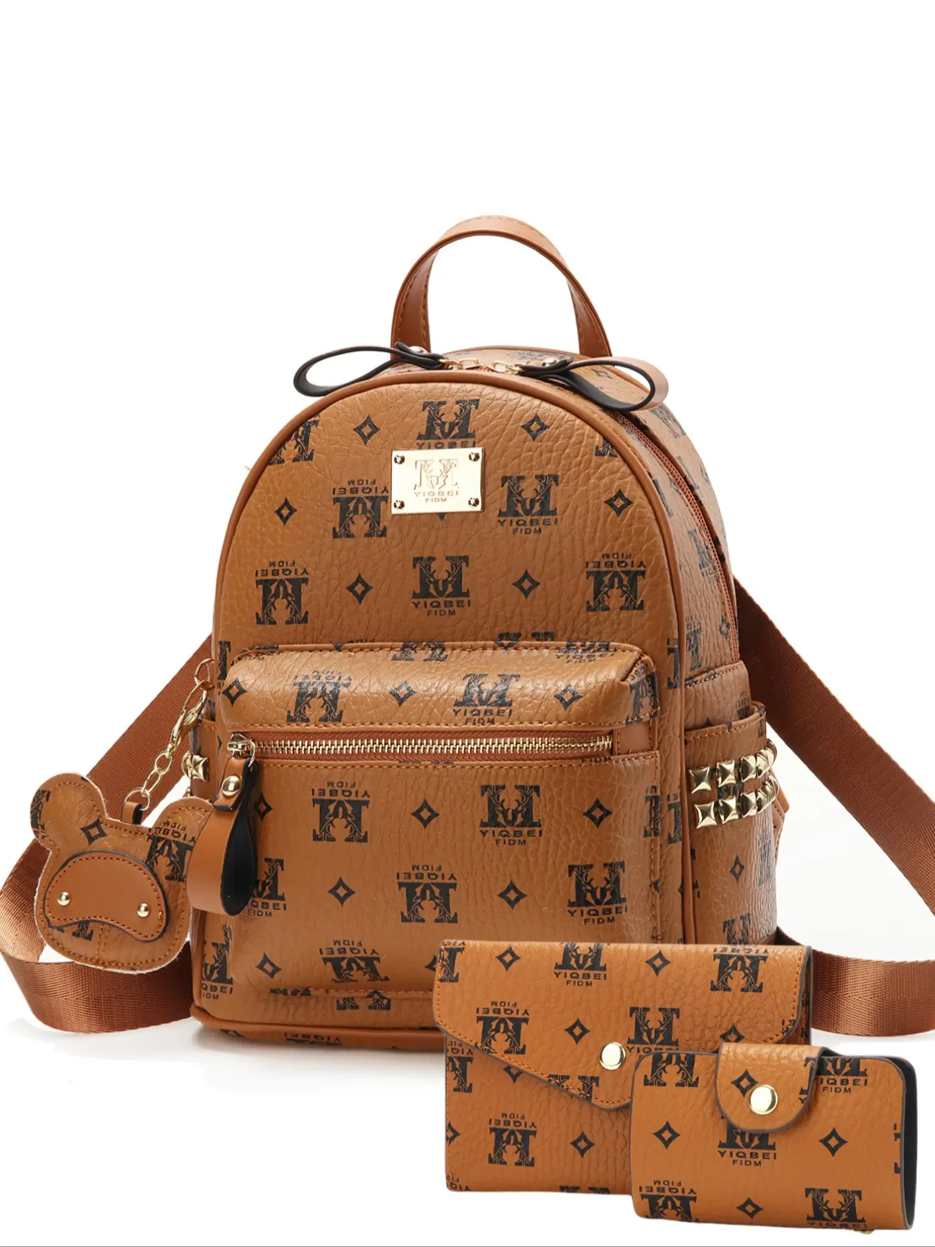 Fashionable New Backpack Women Bag Korean Style Trendy Print Casual Mom Outdoors Shoulder Bag, All Seasons, Letter Pattern, Casual Printed Backpack, Backpacks Women, Casual Daypack