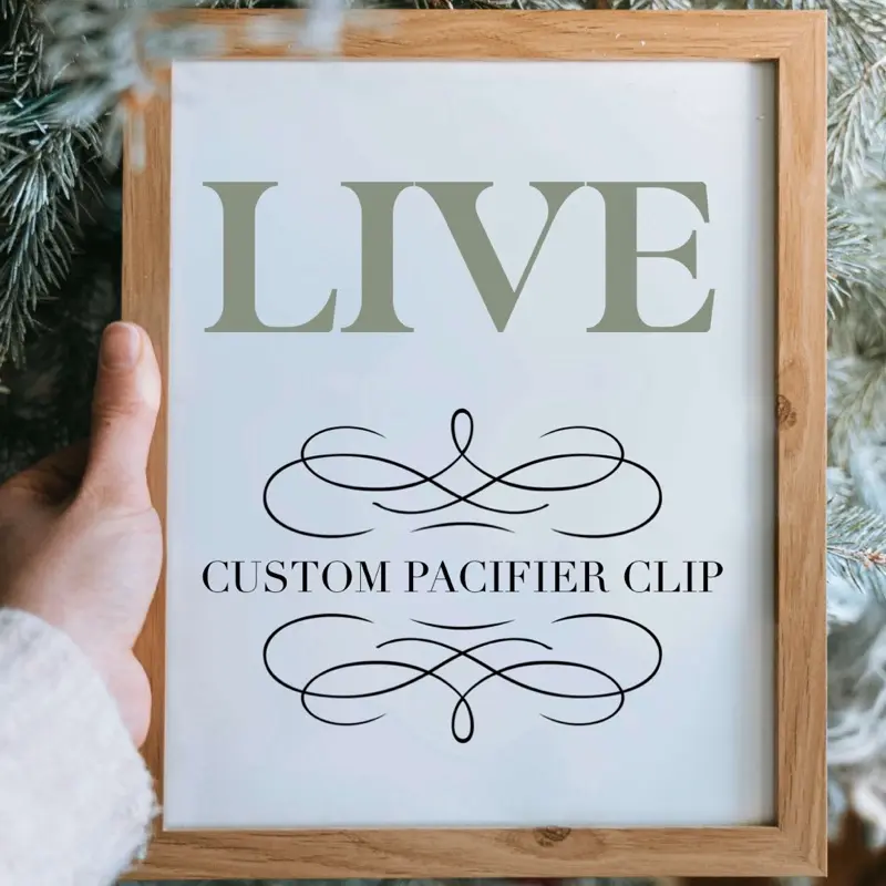 Custom Pacifier Clip