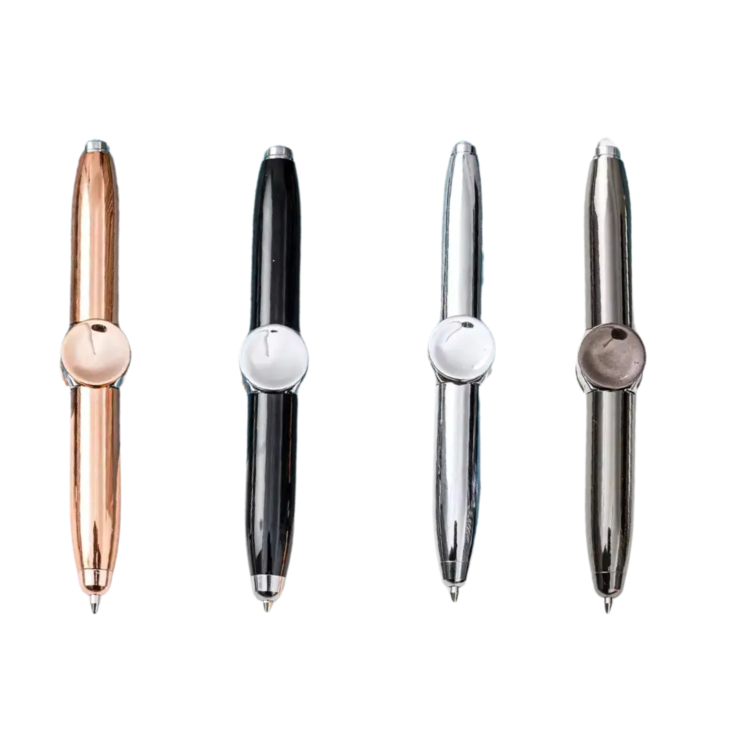 SpinScripter 2.0 Fidget Spinner Pen for Stress Relief 4-Pack