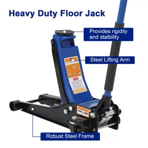 3 Ton Low Profile Hydraulic Floor Jack – Heavy Duty Q235B Steel – Dual Pump Quick Lift – Professional Trolley Jack for Cars, SUVs, Trucks – Ideal for Garage, Workshop & Auto Repair