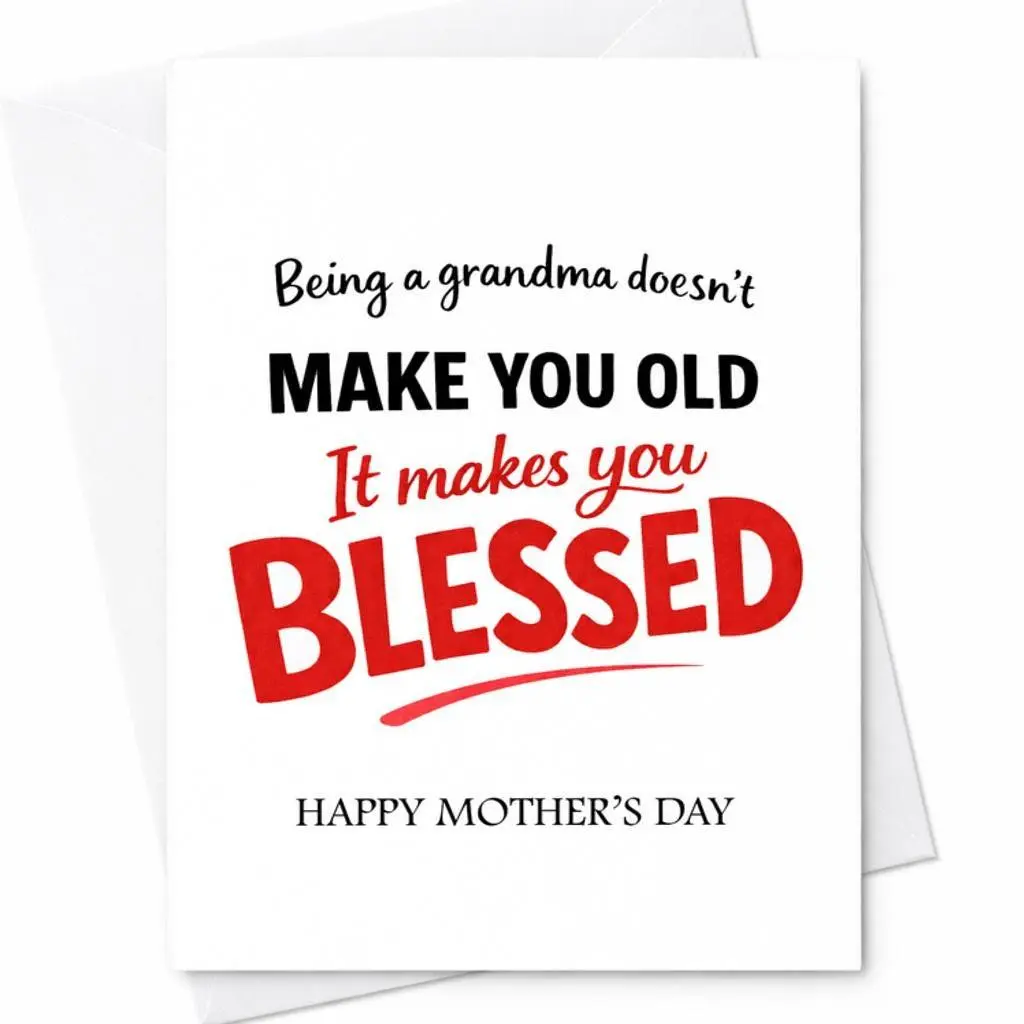 Grandma Mother’s Day Cards (Multiple Options) – Funny Sweet Sassy Granny Gift From Grandkids Floral Cute Humor Nana Grammy Card From Daughter Son Appreciation Gift 5 x 7 Inch Greeting Card with Envelope Grandma Mother’s Day Cards (Multiple Options) – Funny Sweet Sassy Granny Gift From Grandkids Floral Cute Humor Nana Grammy Card From Daughter Son Appreciation Gift 5 x 7 Inch Greeting Card with Envelope