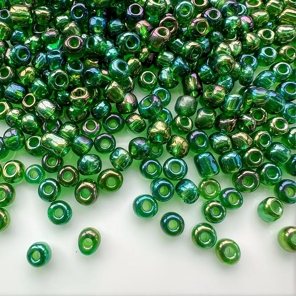 Multisize Glass Beads Transparent Ab, Approximate 1320/380/150 Pieces, DIY Jewelry Making, Beading Supplies, Diy Craft Embellishments, Christmas Gift, New Year Present, Party Supplies