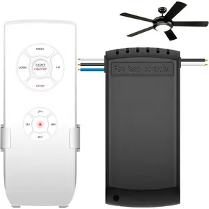 3-in-1 Wireless Ceiling Fan Remote Control & Receiver Kit with Timing and Speed Adjustment for Ceiling Fan Lamp