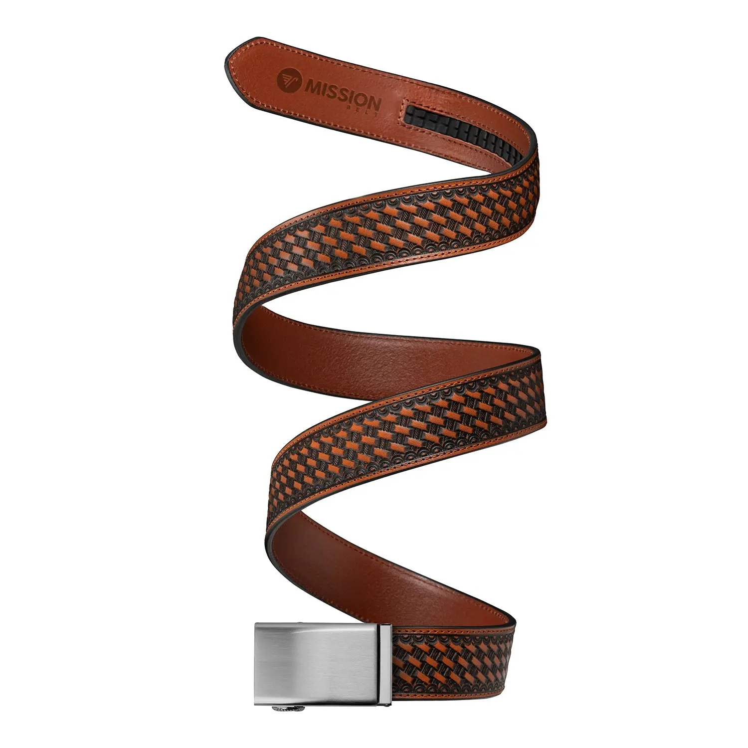 Mission Belt 40mm RANGER LIGHT BROWN Reinforced Full Grain Leather Tactical Belt