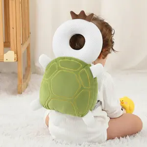 Baby Head Protector Backpack, 0.5-2 Years Soft Breathable Hypoallergenic Velvet Harness, Must-Have for Crawling & Walking Infant Safety Gear