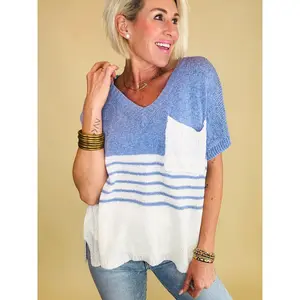 The Jocelyn top periwinkle