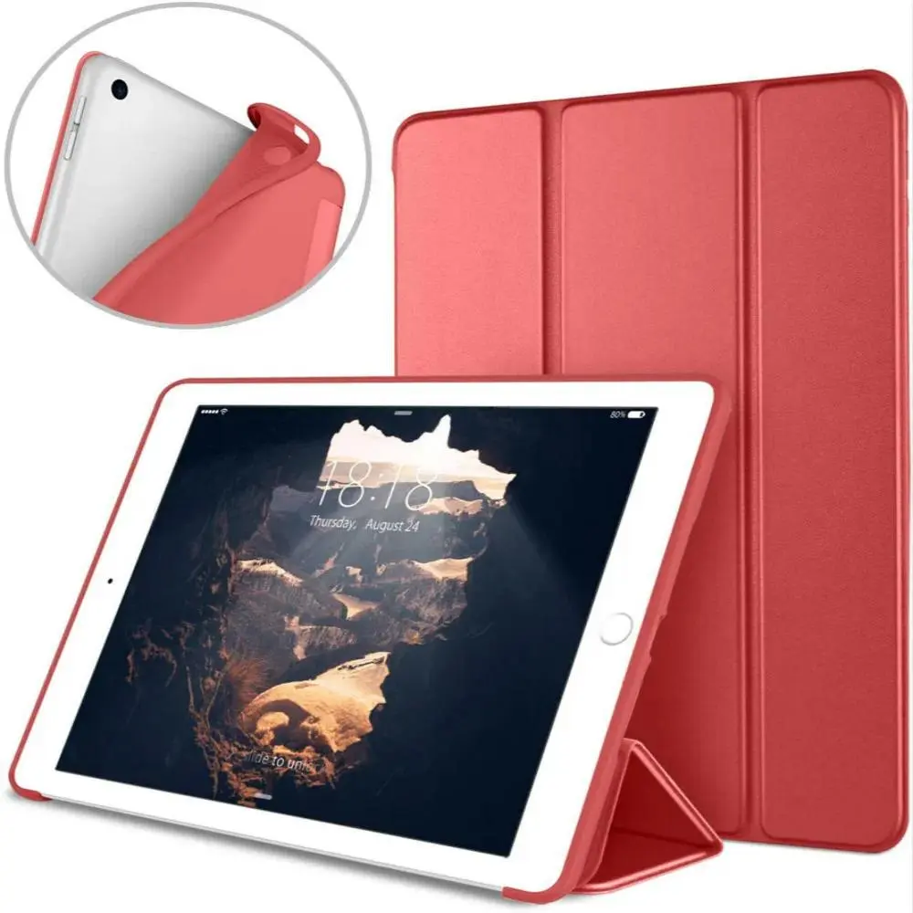 Magnet Case For iPad 2 3 4 Soft Silicon Stand Cover iPad 2 Case iPad 3 ipad4 A1460/A1459/A1458/A1416/A1430/A1395/A1396 case capa