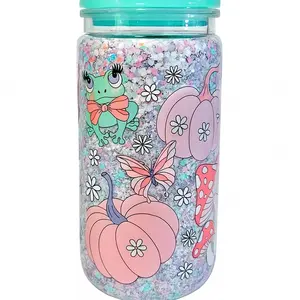 16 oz Acrylic Pastel Pumpkin Cup