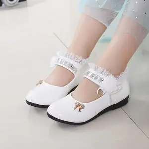 Fashionable bow design, cute princess Mary Jane flats, suitable daily wear and parties in all seasons Casual Elegant