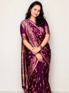 Nepali/Indian Women's Saree set- Stitched blouse