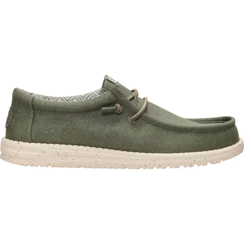 HEYDUDE Wally Stretch Canvas - Mens Comfortable Slip on Shoes