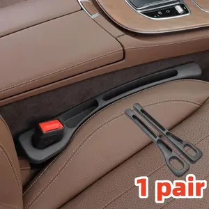 Car Seat Interval Filler, PU Leather Car Seat Interval Filling Storage Strip, Multifunctional Automotive Interior Storage Strip Holder for Phone Key Ticket, Car Accessories, Car Organizer