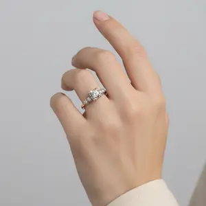 14K Yellow & White Gold Women's Diamond Ring - 0.43ct