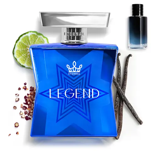 Eternal Legend - Inspired by Iconic Fresh Citrus Woody Cologne - 3.4 oz (100ml) - EDP - Long-lasting - Vegan - Clean Ingredients - Cologne Spray for Men - 2000 sprays per bottle Aromatic Citrusy Fragrance Eau De Parfum