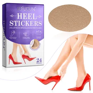 24 patches Heel Pads Heel Grips Liner for Loose Shoes, Heel Cushion Pads Heel Inserts for Shoe Too Big Men Women- Ultra Soothing Heel Protectors for Heel Pain, Heel Slipping, Blisters, Friction