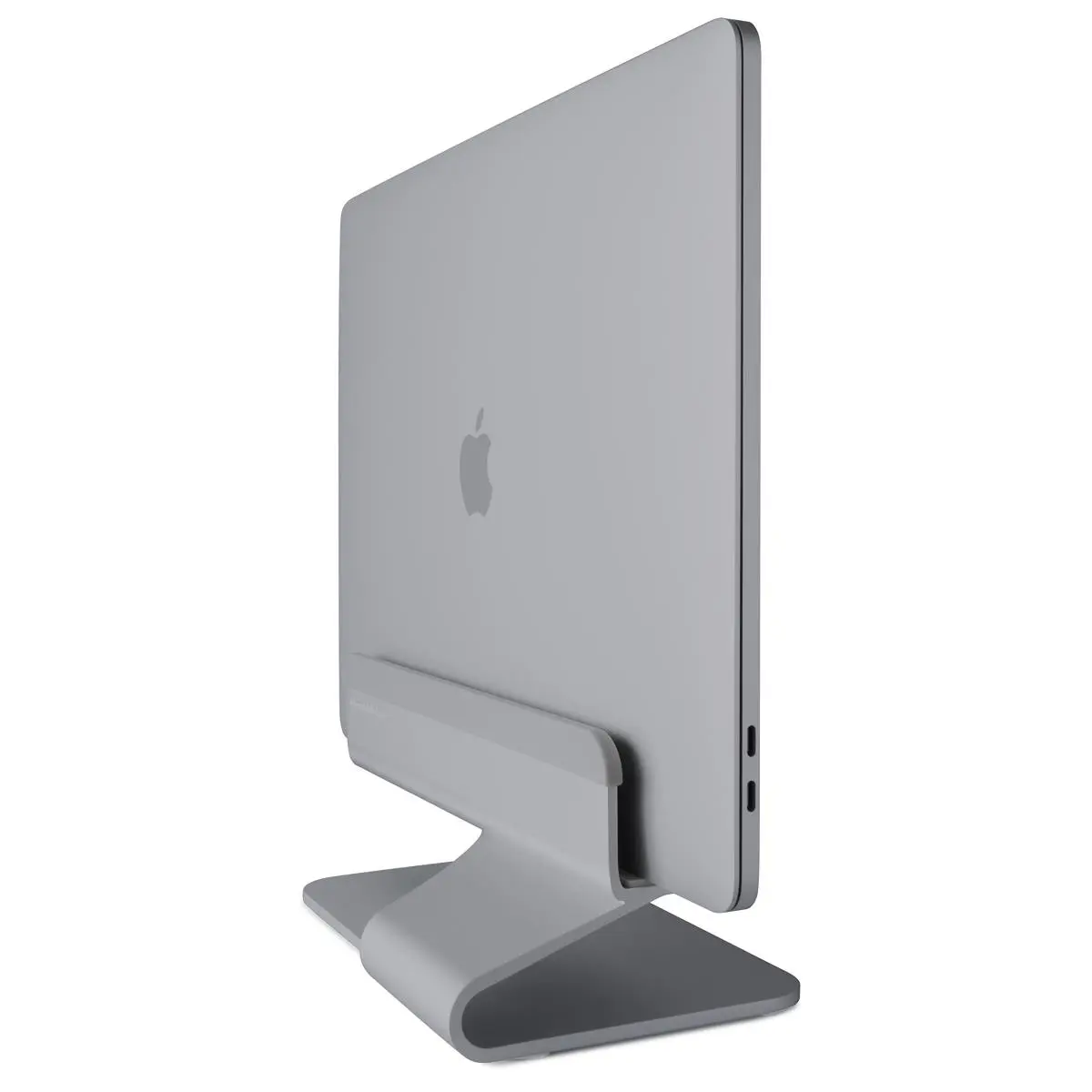212 MAIN Floating mTower Vertical Laptop Stand - 1-Piece, Aluminum, Compact, Cooling, Space Grey Office Furniture, One Piece