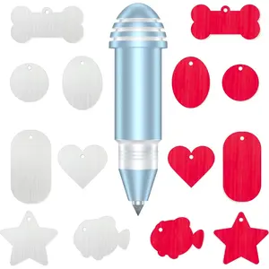 Engraving Tool, with 2 Color & 7 Lovely Blank Tags, Compatible with Cricut Maker, Explore, Explore Air, Explore Air 2 and Explore One