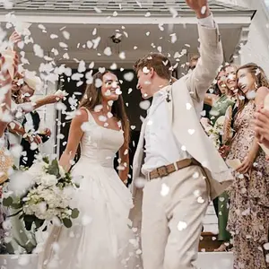 Heart Shaped Multicolor Confetti Paper for Weddings & Parties, Perfect for Valentine's Day Decorations & Balloon Filler