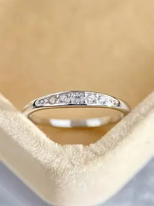 1 PC Fashion Cubic Zirconia Ring For Women For Wedding Engagement Party Bridal Engagement Jewelry Valentine's Day Gift Wedding Rings