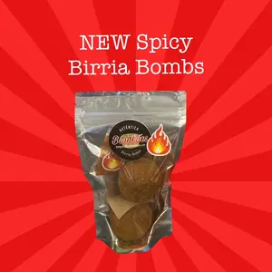 Spicy Birria Bomb 2 Pack by Bombitas Spicy Birria Flavor EZ Birria Spice Orb Spicy Bomb Spice Bomb Spicy Chile all-purpose seasoning Authentic Mexican bombz instant crockpot spice mix perfect spice bomb season real chile slow cooker instant pot dry spice