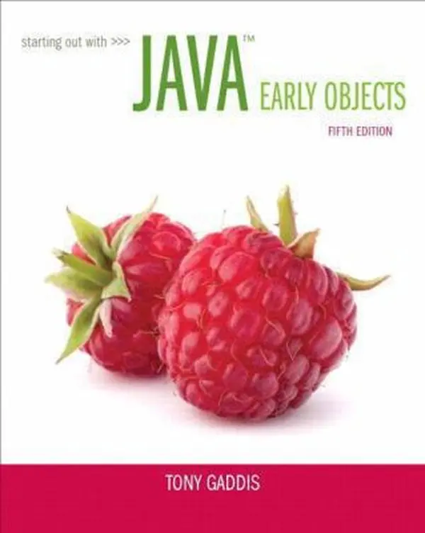 Used Paperback Book - Starting Out with Java: Early Objects (5th Edition) by Tony Gaddis - Good for Beginner Computer Programming, Code Learning & Programming Language Fundamentals (English)