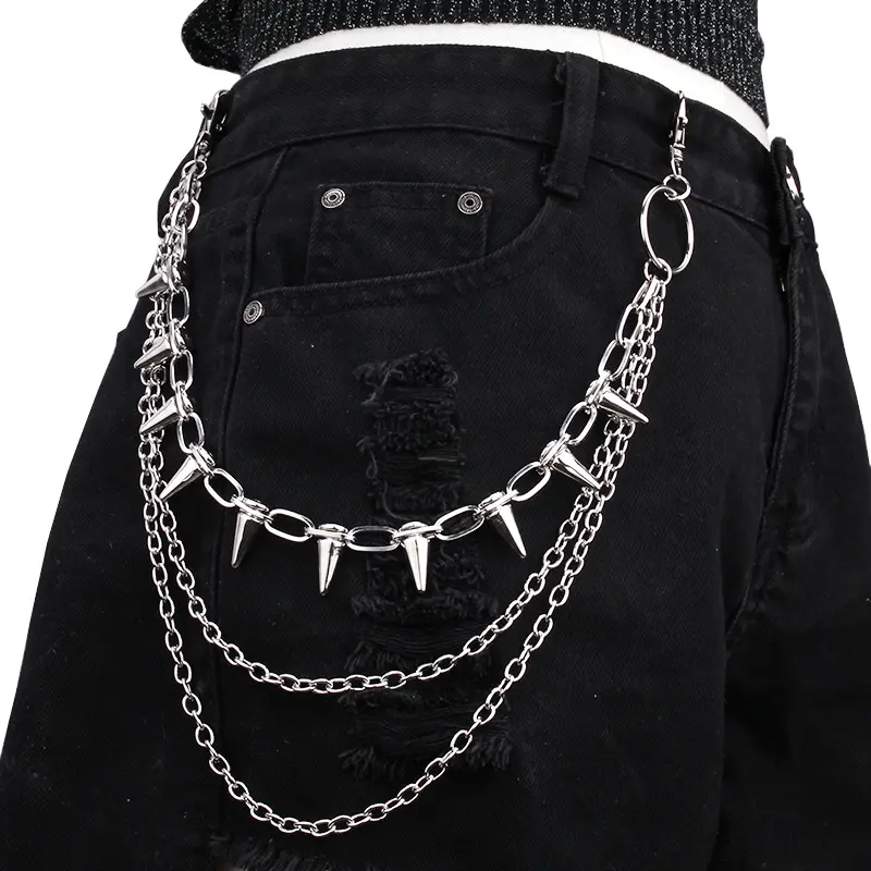Willow nail multi layer pants chain