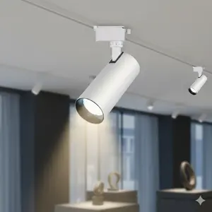 Revolutionize Your Space! Multi-Function Track Light with Zoom & 360° Rotation. Perfect for Home Office, Commercial & Indoor Lighting Solutions.
