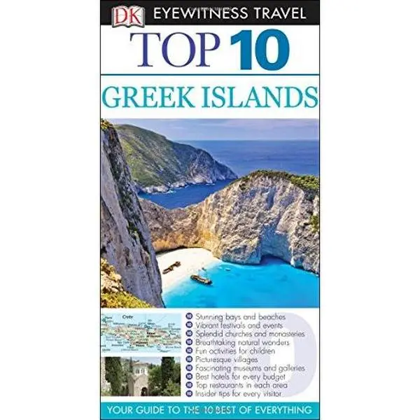 USED-Top 10 Greek Islands (Eyewitness Top 10 Travel Guide) by DK Travel (Paperback)