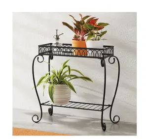 Traditional 2-tier Plant Stand, 26" L x 13" W x 26" H