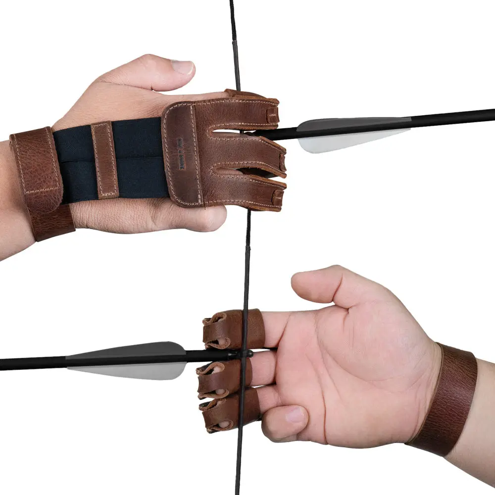Three-Finger Archery Glove