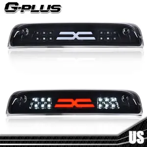 LED Rear Third Brake Light Lamp Black Fit For 14-18 Chevy Silverado GMC Sierra 1500 2500HD 3500HD