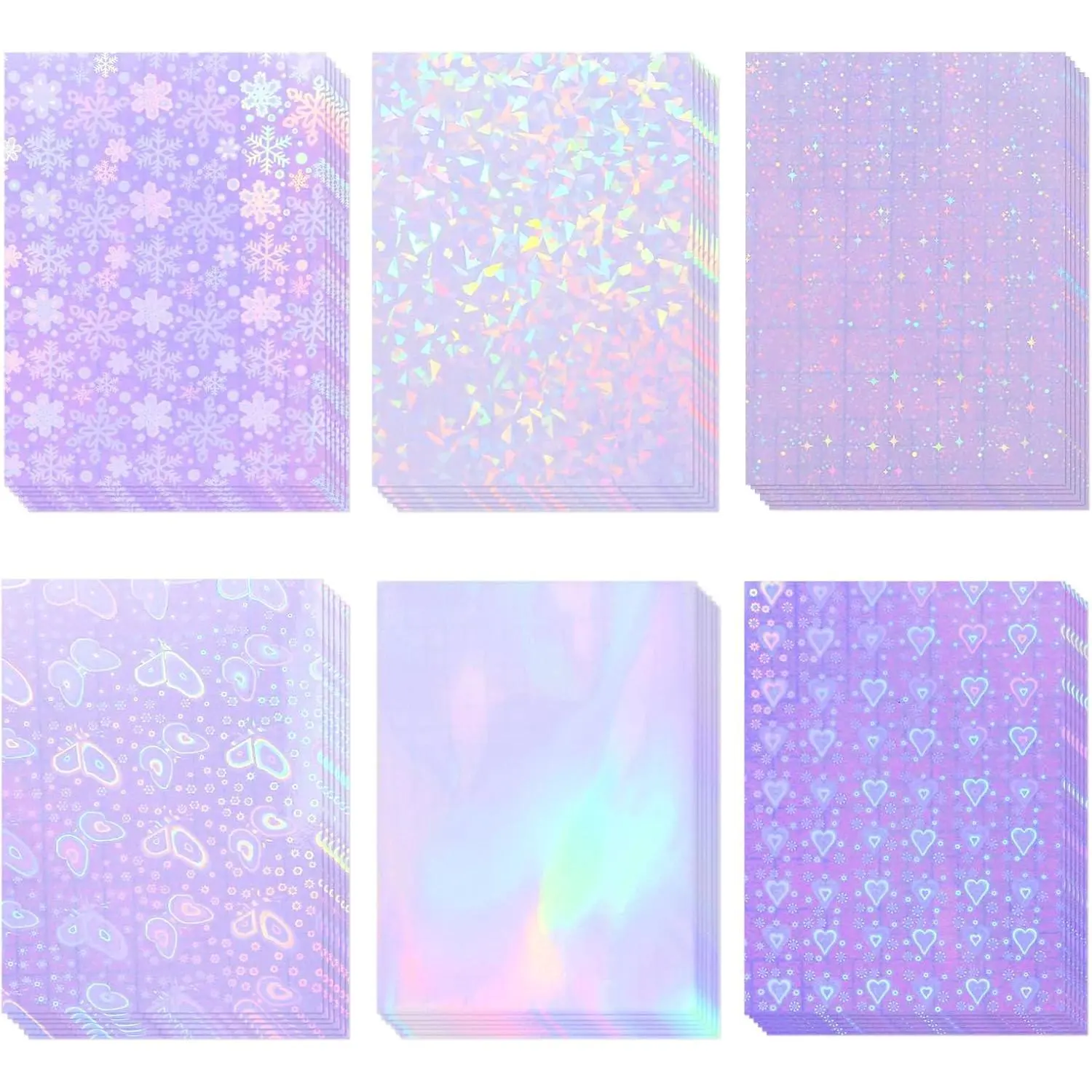 Gem, Snow, Rainbow, Heart,Star, Butterfly