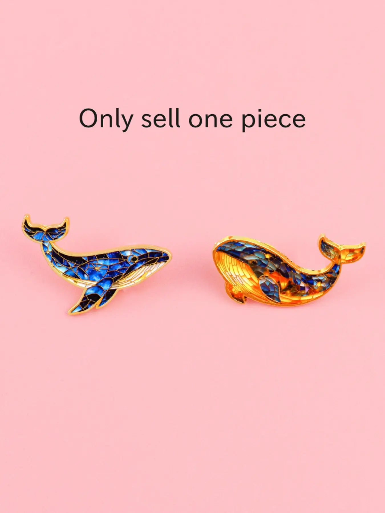 Whale Badge Classic Cartoon Animal Design Pin Brooches, Cute Daily Clothing Decoration, Perfect Gift for Family and Friends, All Seasons