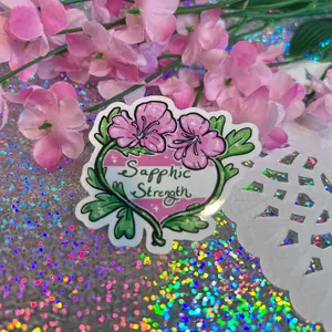 Sapphic Strength ~ Sticker