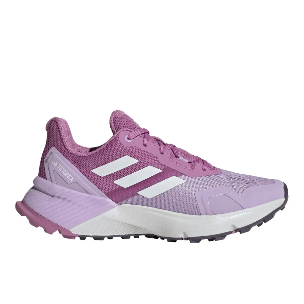 adidas Womens Terrex Soulstride Trail Running Sneakers Shoes - Purple