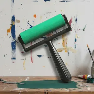 Professional Diamond Painting Roller: Anti-Slip Design Flattens & Seals Diamonds Securely. Perfect Tool for Round/ Square Gems, Prevents Falling, Portable Grip, Essential DIY Accessory for Art Crafters.