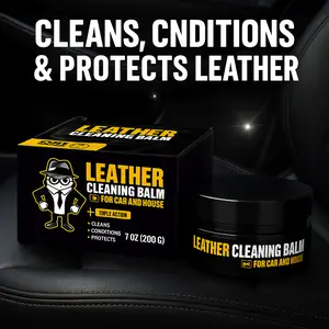 NUAN Car Interior Cleaning Paste with Fresh Citrus Scent, Dashboard, Leather & Fabric Cleaner, Easy Wipe-On, Deep Cleaning