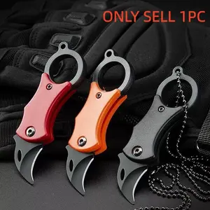 Mini Folding Pocket Knife, Portable Fox Paw Design Keychain Tool, Outdoor Utility Knife for Camping, Hiking, Emergency Use, Compact and Lightweight, Portable Multipurpose Knives, Stainless Steel Knives, Lightweight Tools
