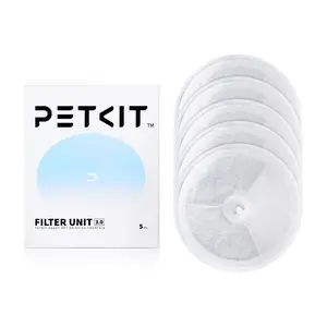 5pcs Petkit 3.0 Upgrade Filter Cartridge Set, Compatible with Eversweet 2s/3/3 Pro, Solo/solo2/solo Se, Cybertail, Replacement Filters