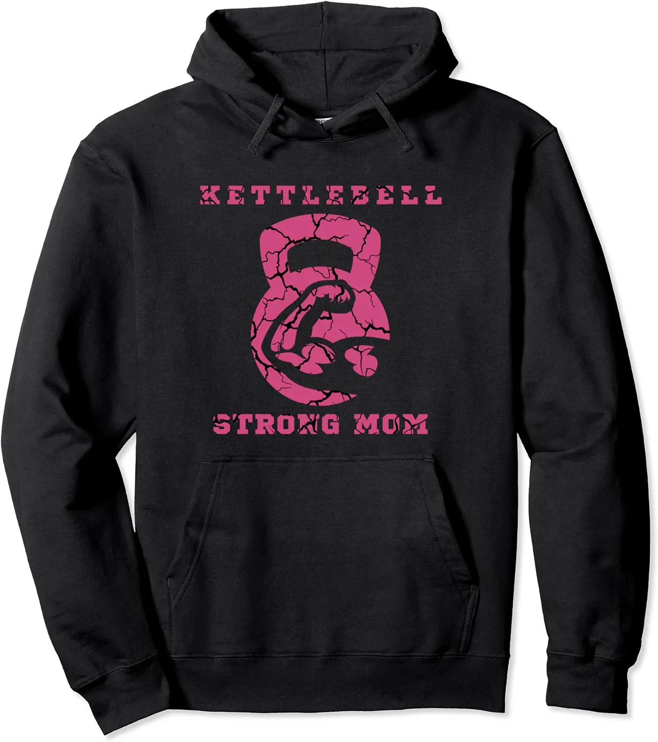 Gym Fitness "Kettlebell Strong Mom" Pullover Hoodie - Margaritahe Shop 59B0CV71S7QL