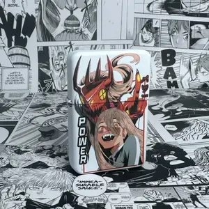 Power Chainsaw Man Anime-Inspired Universal Lighter Case - Stylish Durable Protective, Lightweight