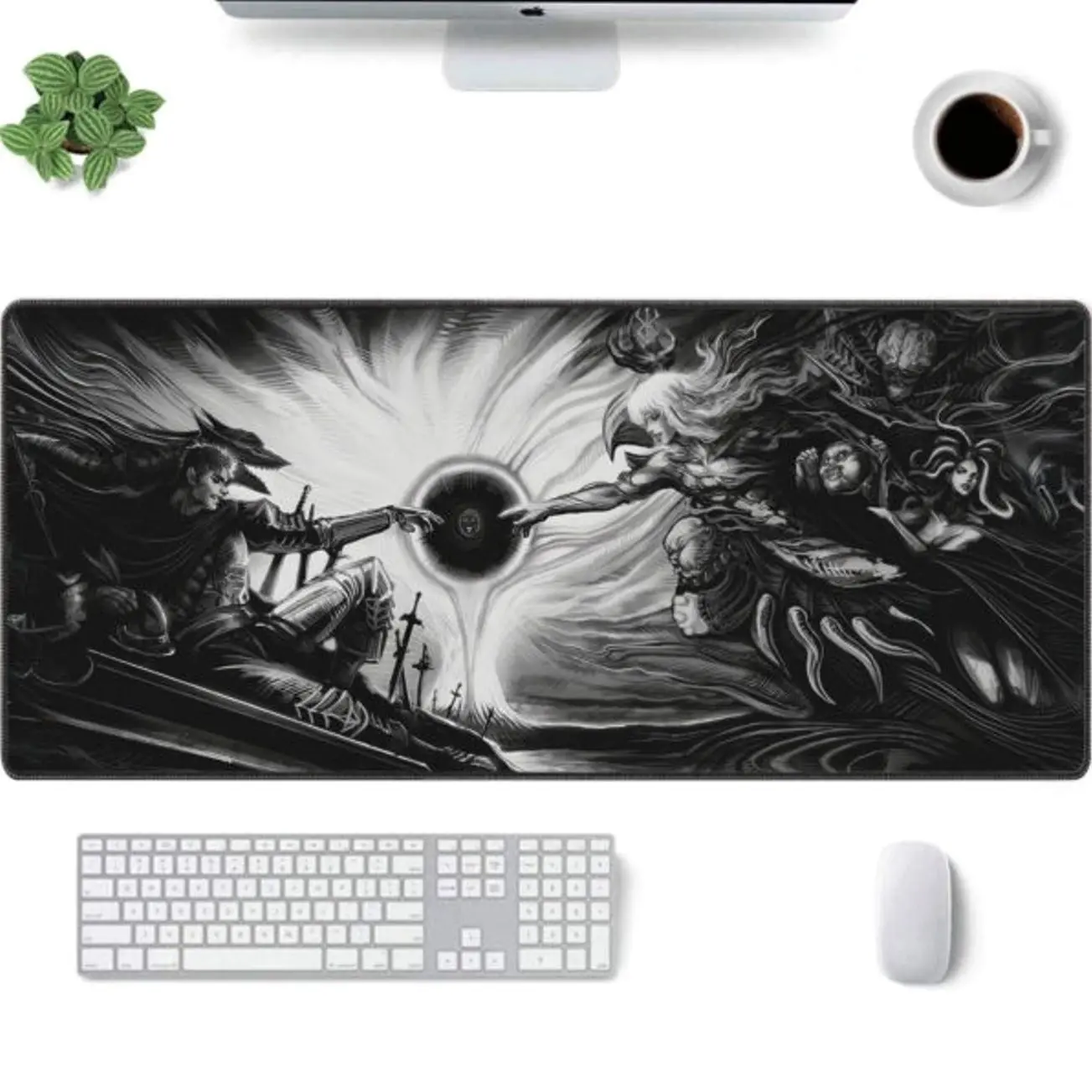 Berserk Guts x Griffith Eclipse Desk Mat Gaming Mouse Pad