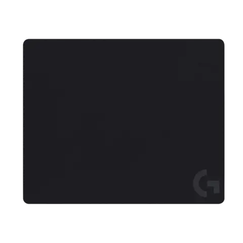 Logitech G240 Cloth Gaming Mouse Pad, Optimized for Gaming Sensors, Moderate Surface Friction, Non-Slip Mouse Mat - Black Black M Cloth Standard, Non Slip Mousepad, Gaming Desk Mat