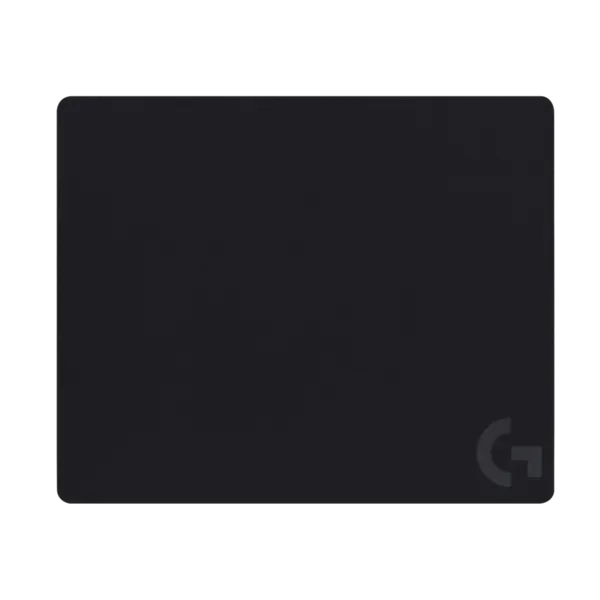 Logitech G240 Cloth Gaming Mouse Pad, Optimized for Gaming Sensors, Moderate Surface Friction, Non-Slip Mouse Mat - Black Black M Cloth Standard, Non Slip Mousepad, Gaming Desk Mat