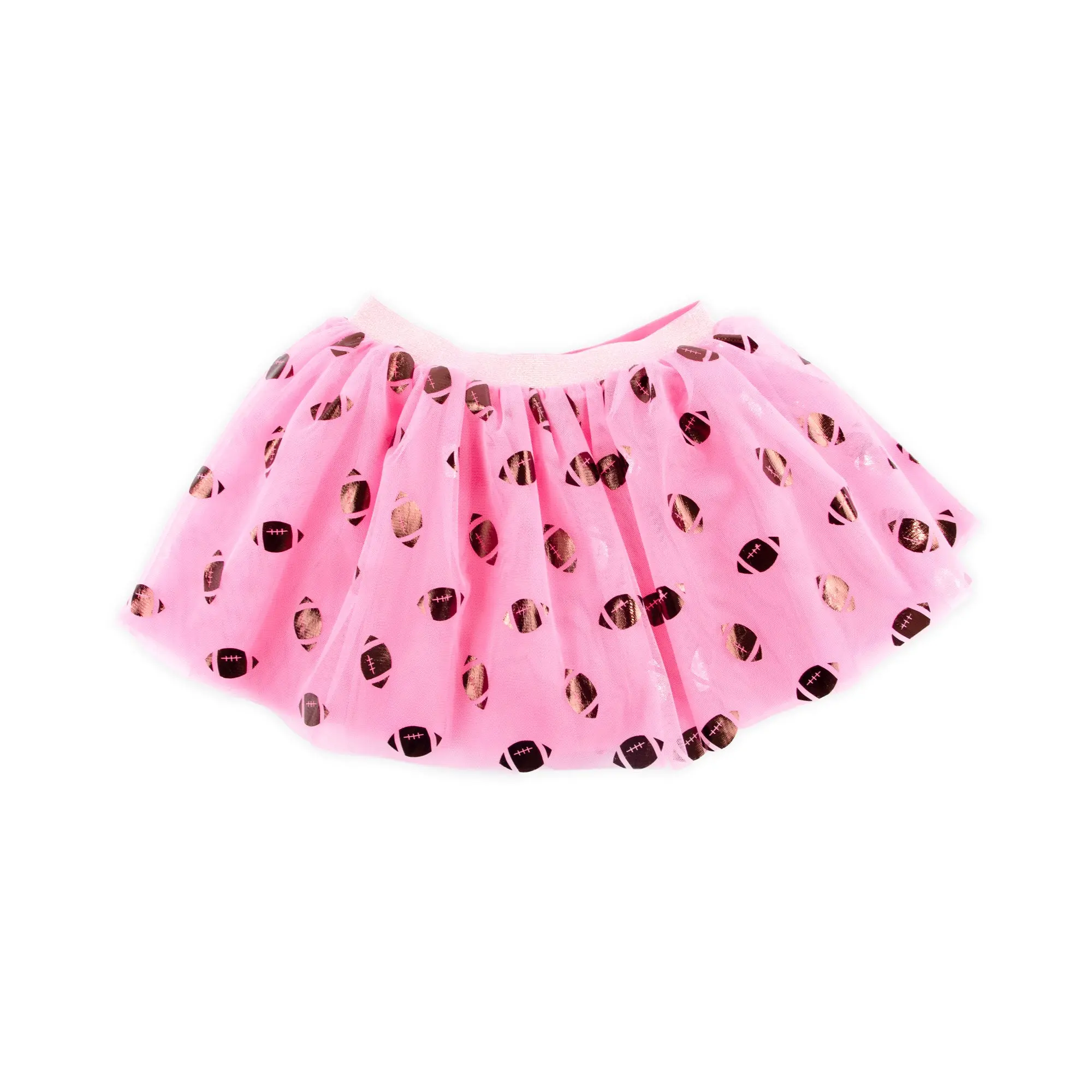 Pink Football Tutu Skirt - Girls Tulle Skirt for Game Day