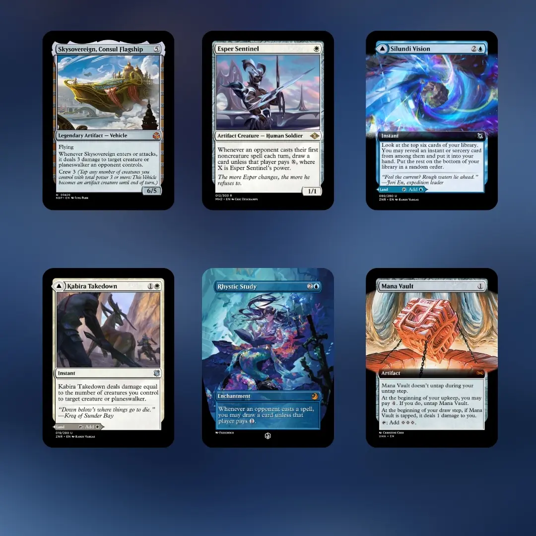 MTG Proxy 100+ Card Commander Deck JLK's Shorikai Artifact Vehicle Control & Value Engine Strategy Theme Ready to Play Magic Style Deck Perfect Gift for Collectors and Card Players - TikTok Shop MTG Proxy 100+ Card Commander Deck JLK's Shorikai Artifact Vehicle Control & Value Engine Strategy Theme Ready to Play Magic Style Deck Perfect Gift for Collectors and Card Players - TikTok Shop